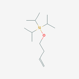 molecular formula C13H28OSi B14258701 Silane, (3-butenyloxy)tris(1-methylethyl)- CAS No. 169310-77-4