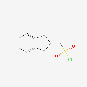 (2,3-dihydro-1H-inden-2-yl)methanesulfonyl chloride