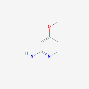 molecular formula C7H10N2O B1425873 4-methoxy-N-methylpyridin-2-amine CAS No. 1104455-24-4