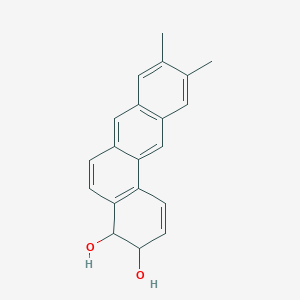 molecular formula C20H18O2 B14258745 9,10-Dimethyl-3,4-dihydrotetraphene-3,4-diol CAS No. 404597-03-1