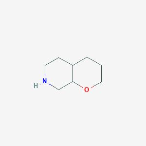 molecular formula C8H15NO B1425876 Octahydro-pyrano[2,3-c]pyridine CAS No. 933733-82-5
