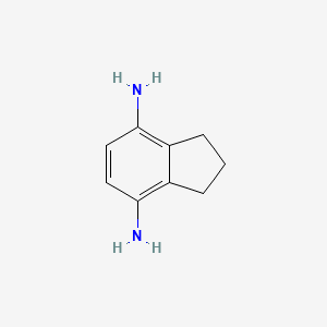 molecular formula C9H12N2 B1425880 2,3-Dihydro-1H-indene-4,7-diamine CAS No. 876620-03-0