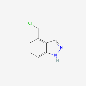 molecular formula C8H7ClN2 B1425887 4-(Chloromethyl)-1H-indazole CAS No. 944898-78-6
