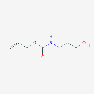 molecular formula C7H13NO3 B142589 3-(烯丙氧羰基氨基)-1-丙醇 CAS No. 156801-29-5