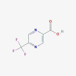 molecular formula C6H3F3N2O2 B1425890 5-(Trifluoromethyl)pyrazine-2-carboxylic acid CAS No. 1060814-50-7