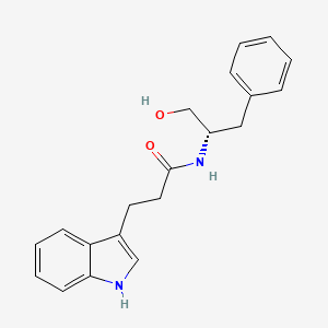 molecular formula C20H22N2O2 B14258903 N-[(2S)-1-Hydroxy-3-phenylpropan-2-yl]-3-(1H-indol-3-yl)propanamide CAS No. 239076-86-9