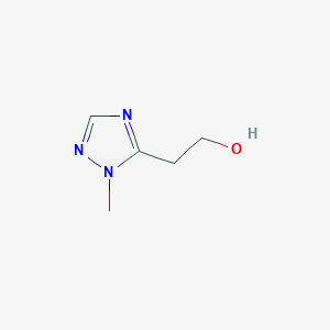 molecular formula C5H9N3O B1425893 2-(1-甲基-1H-1,2,4-三唑-5-基)乙醇 CAS No. 1380234-87-6