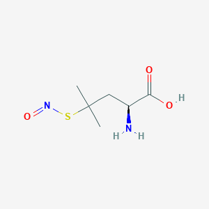 molecular formula C6H12N2O3S B14258936 4-(Nitrososulfanyl)-L-leucine CAS No. 204438-82-4