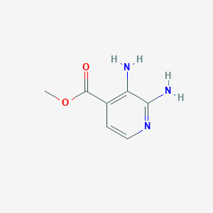 molecular formula C7H9N3O2 B1425894 Methyl 2,3-diaminopyridine-4-carboxylate CAS No. 1486165-39-2