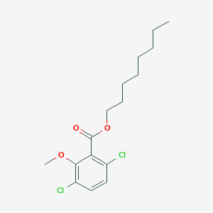 molecular formula C16H22Cl2O3 B14258964 Octyl 3,6-dichloro-2-methoxybenzoate CAS No. 405297-29-2