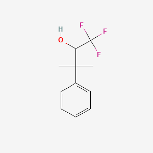 molecular formula C11H13F3O B1425898 1,1,1-Trifluoro-3-methyl-3-phenylbutan-2-ol CAS No. 1425509-15-4