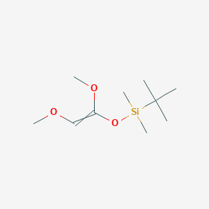 molecular formula C10H22O3Si B14259023 tert-Butyl[(1,2-dimethoxyethenyl)oxy]dimethylsilane CAS No. 314280-44-9