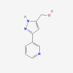 (5-(Pyridin-3-yl)-1H-pyrazol-3-yl)methanol