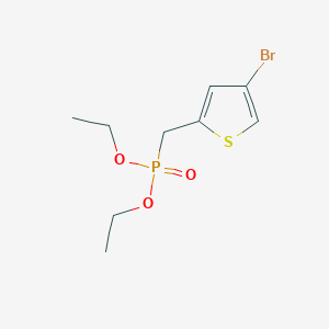 molecular formula C9H14BrO3PS B14259070 Diethyl [(4-bromothiophen-2-yl)methyl]phosphonate CAS No. 224958-14-9
