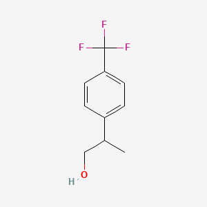 molecular formula C10H11F3O B1425908 2-[4-(三氟甲基)苯基]丙醇 CAS No. 284686-92-6