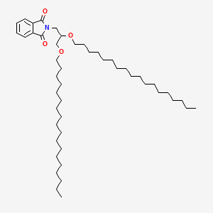 molecular formula C47H83NO4 B14259081 1H-Isoindole-1,3(2H)-dione, 2-[2,3-bis(octadecyloxy)propyl]- CAS No. 396727-90-5