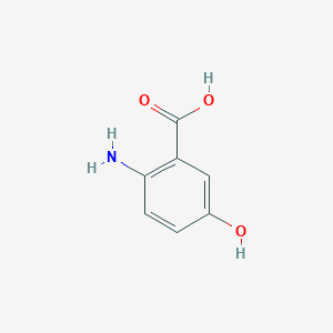 molecular formula C7H7NO3 B142591 2-Amino-5-hydroxybenzoic acid CAS No. 394-31-0