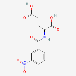 molecular formula C12H12N2O7 B14259189 N-(3-Nitrobenzoyl)-L-glutamic acid CAS No. 378185-84-3