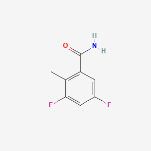 molecular formula C8H7F2NO B1425927 3,5-Difluoro-2-methylbenzamide CAS No. 1323966-37-5
