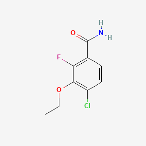 4-Chloro-3-ethoxy-2-fluorobenzamide
