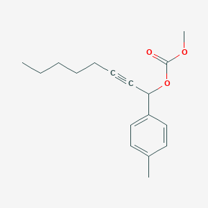 molecular formula C17H22O3 B14259323 Methyl 1-(4-methylphenyl)oct-2-YN-1-YL carbonate CAS No. 371256-81-4
