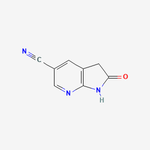 2-Oxo-2,3-dihydro-1H-pyrrolo[2,3-b]pyridine-5-carbonitrile