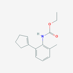 molecular formula C15H19NO2 B14259389 Ethyl [2-(cyclopent-1-en-1-yl)-6-methylphenyl]carbamate CAS No. 410538-58-8