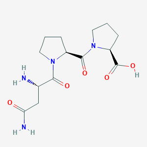 molecular formula C14H22N4O5 B14259454 L-Proline, L-asparaginyl-L-prolyl- CAS No. 334931-60-1