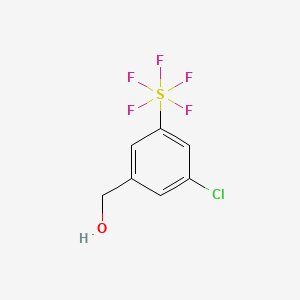 3-Chloro-5-(pentafluorosulfur)benzyl alcohol
