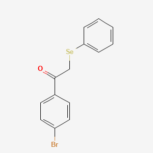molecular formula C14H11BrOSe B14259508 Ethanone, 1-(4-bromophenyl)-2-(phenylseleno)- CAS No. 176543-80-9