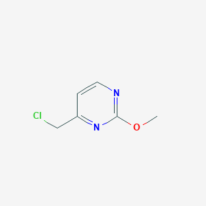molecular formula C6H7ClN2O B1425955 4-(Chloromethyl)-2-methoxypyrimidine CAS No. 944901-38-6