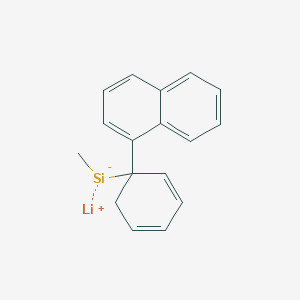 molecular formula C17H16LiSi B14259553 CID 71360208 CAS No. 313062-53-2