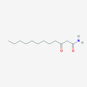 molecular formula C12H23NO2 B14259570 Dodecanamide, 3-oxo- CAS No. 252361-34-5