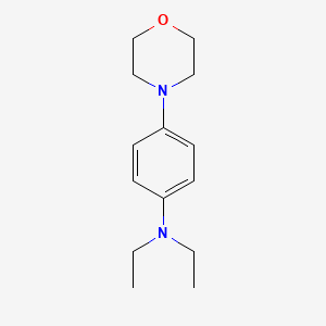 molecular formula C14H22N2O B14259608 N,N-Diethyl-4-(morpholin-4-yl)aniline CAS No. 380892-42-2