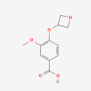 3-Methoxy-4-(oxetan-3-yloxy)benzoic acid