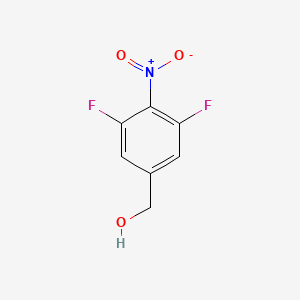 molecular formula C7H5F2NO3 B1425973 (3,5-二氟-4-硝基苯基)甲醇 CAS No. 1123172-89-3