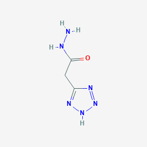 molecular formula C3H6N6O B1425975 Tetrazole-5-acetohydrazide CAS No. 1002104-07-5