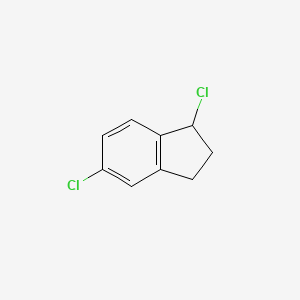 molecular formula C9H8Cl2 B1425977 1,5-dichloro-2,3-dihydro-1H-indene CAS No. 1188232-20-3