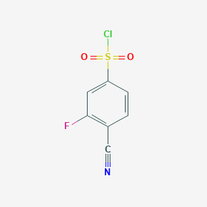 4-Cyano-3-fluorobenzenesulfonyl chloride