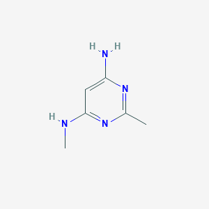 molecular formula C6H10N4 B1425985 N4,2-dimethylpyrimidine-4,6-diamine CAS No. 14538-81-9