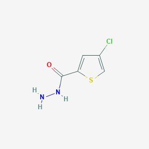 molecular formula C5H5ClN2OS B1425987 4-Chlorothiophene-2-carbohydrazide CAS No. 1263212-33-4