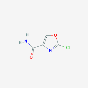 molecular formula C4H3ClN2O2 B1425997 2-Chlorooxazole-4-carboxamide CAS No. 1025468-33-0