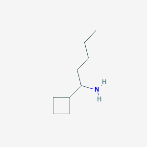 molecular formula C9H19N B1426000 1-Cyclobutylpentan-1-amine CAS No. 1270489-69-4