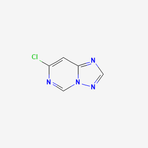 molecular formula C5H3ClN4 B1426002 7-氯[1,2,4]三唑并[1,5-c]嘧啶 CAS No. 1159811-23-0