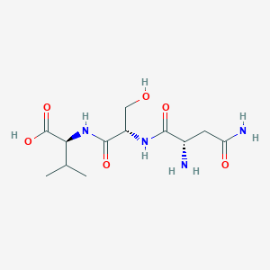 molecular formula C12H22N4O6 B14260023 L-Valine, L-asparaginyl-L-seryl- CAS No. 321874-83-3