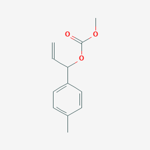 molecular formula C12H14O3 B14260043 Carbonic acid, methyl 1-(4-methylphenyl)-2-propenyl ester CAS No. 215736-58-6