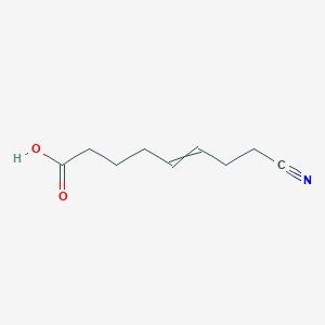 molecular formula C9H13NO2 B14260125 8-Cyanooct-5-enoic acid CAS No. 189134-08-5