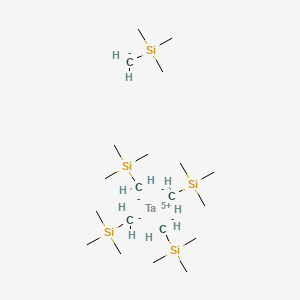 molecular formula C20H55Si5Ta B14260133 Tantalum(5+) pentakis[(trimethylsilyl)methanide] CAS No. 173410-81-6