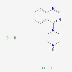 molecular formula C12H16Cl2N4 B1426015 4-Piperazin-1-yl-quinazoline dihydrochloride CAS No. 853681-18-2