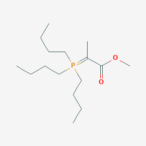 molecular formula C16H33O2P B14260199 Methyl 2-(tributyl-lambda~5~-phosphanylidene)propanoate CAS No. 163215-01-8